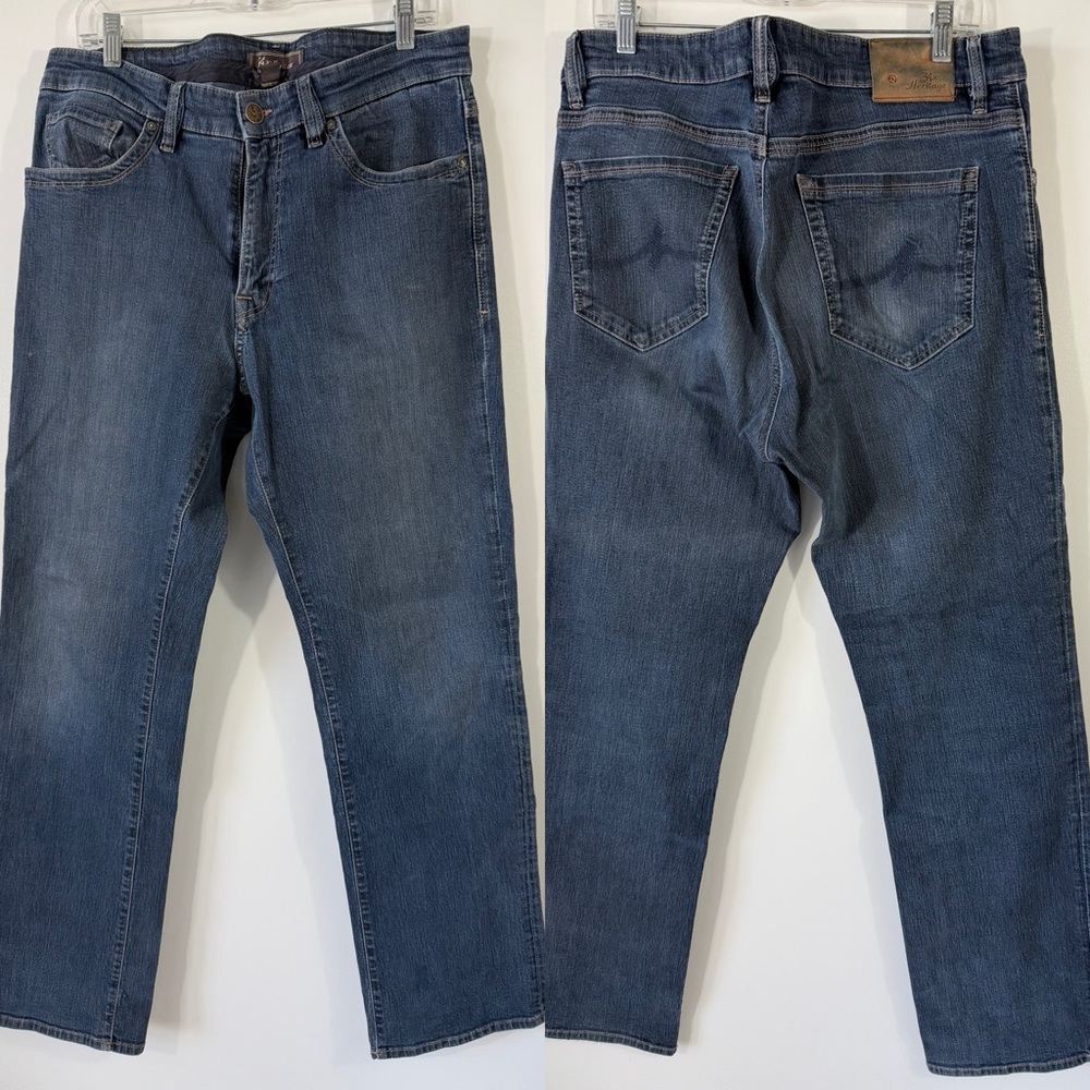 34 Heritage Charisma Jeans Indigo Size 35x32